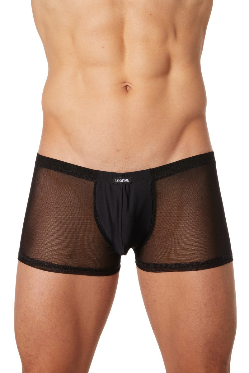 schwarze Herren Boxer Short 902-67 von Look Me schwarze Herren Boxer Short 902-67 von Look Me